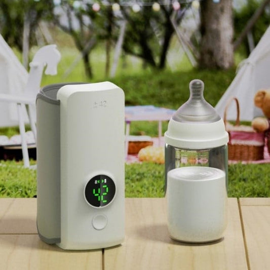 Portable Baby Bottle Warmer - USB Rechargeable Wireless Milk Warmer