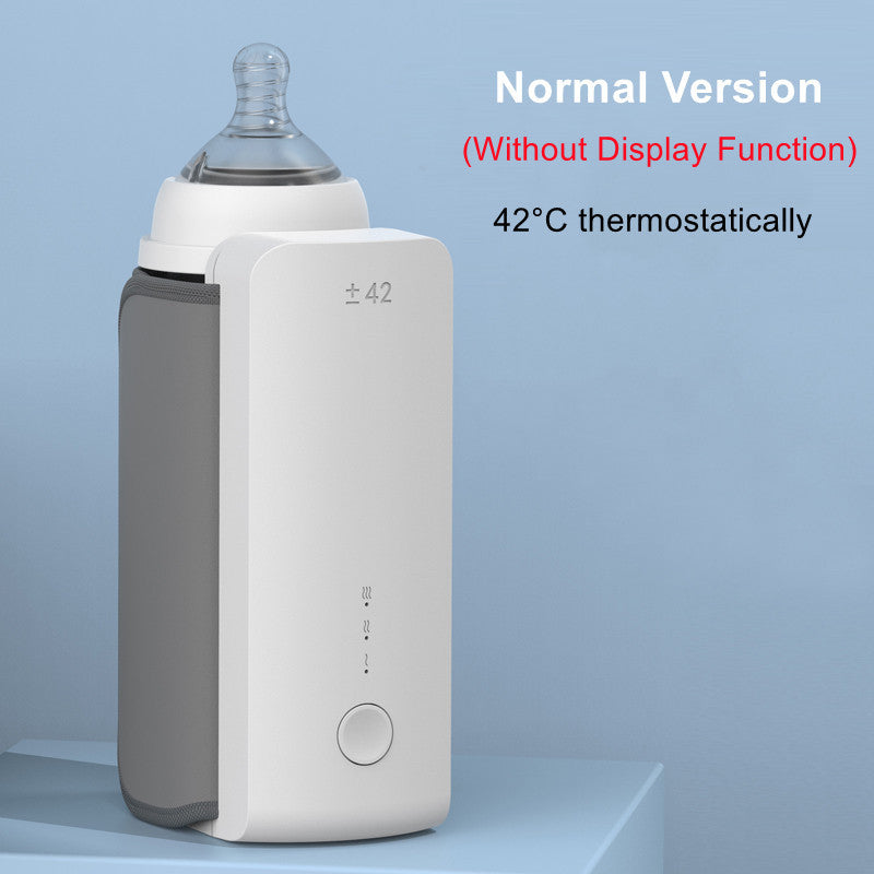Baby bottle warmer showing 42 degree celsius constant temperature

